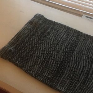 Below-knee Rib Knit Skirt